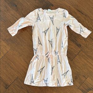 Crazy 8 Pink Eiffel Tower Drawstring Waist Dress